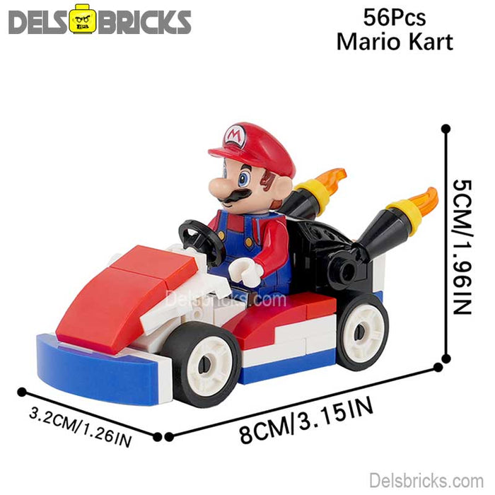 Mario Kart Super Mario Brothers Lego Minifigures Custom Toys - Just $11.99! Shop now at Retro Gaming of Denver