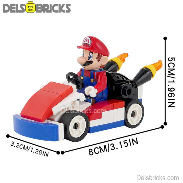 Mario Kart Super Mario Brothers Lego Minifigures Custom Toys - Just $11.99! Shop now at Retro Gaming of Denver