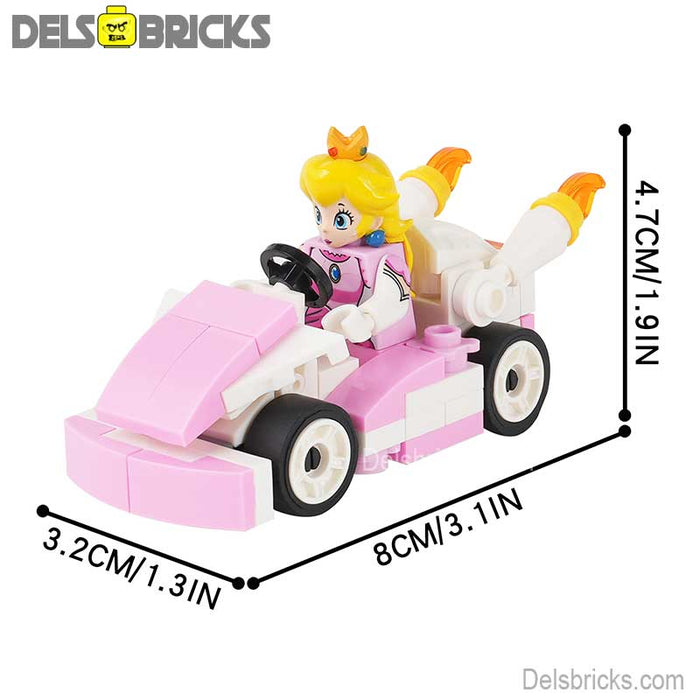 Princess Peach kart Super Mario Brothers Movie Minifigures - Just $11.99! Shop now at Retro Gaming of Denver