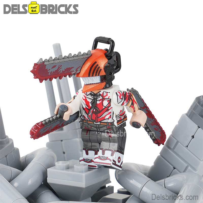 Chainsaw Man Denji & Warzone Playset Lego Minifigures - Just $22.99! Shop now at Retro Gaming of Denver