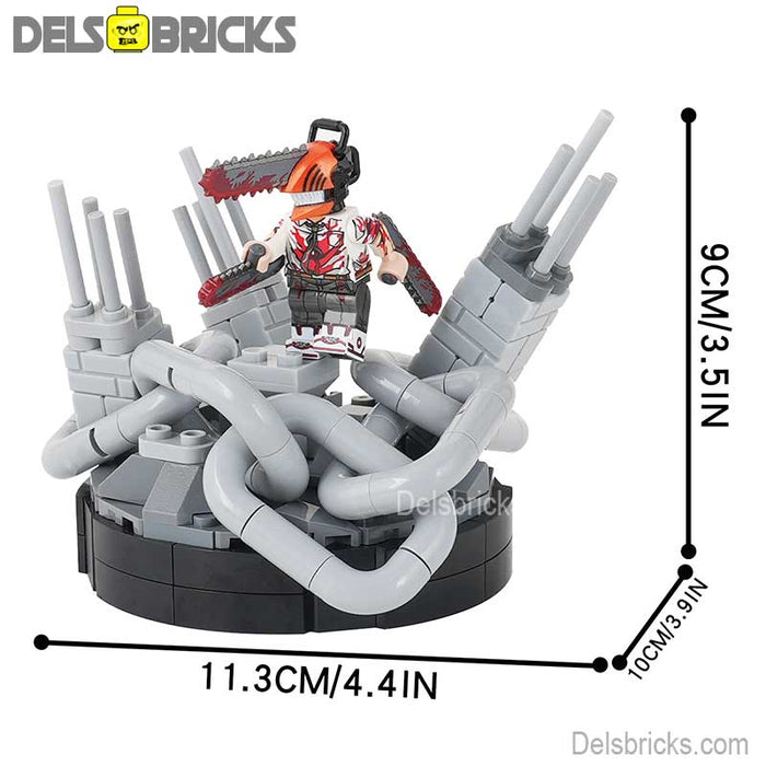 Chainsaw Man Denji & Warzone Playset Lego Minifigures - Just $22.99! Shop now at Retro Gaming of Denver