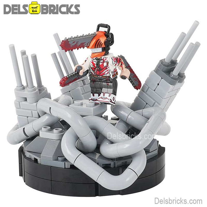 Chainsaw Man Denji & Warzone Playset Lego Minifigures - Just $22.99! Shop now at Retro Gaming of Denver