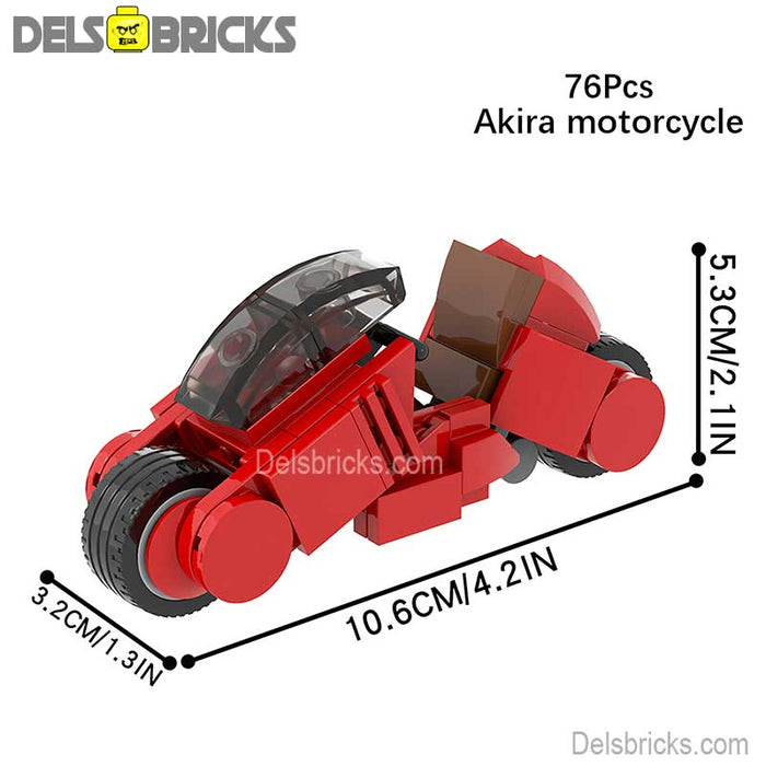 Akira Motorcycle Lego Minifigures Custom Anime Toys - Just $19.99! Shop now at Retro Gaming of Denver