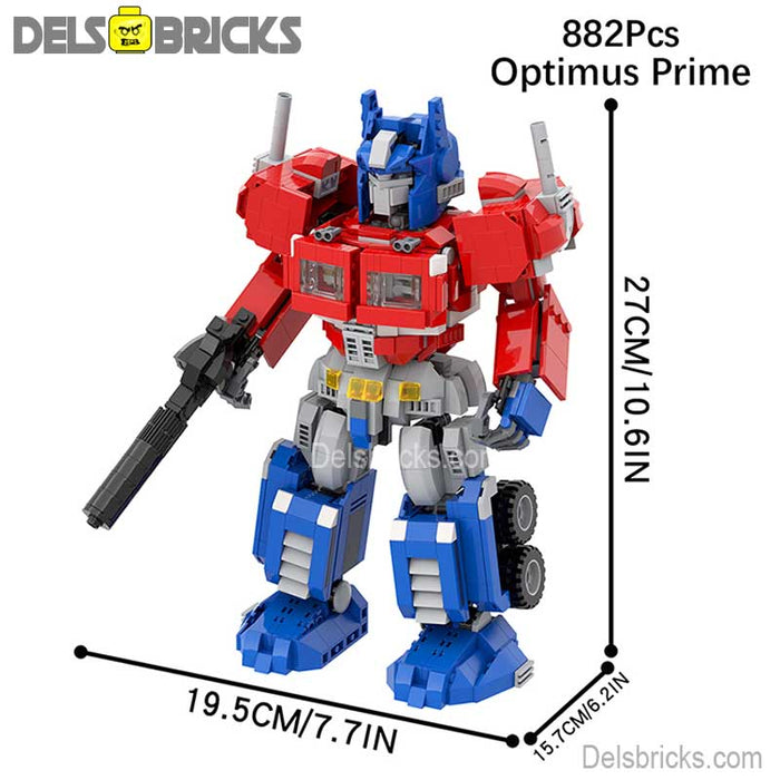 Optimus Prime (large size) Transformers Lego Minifigures custom toys - Just $49.99! Shop now at Retro Gaming of Denver