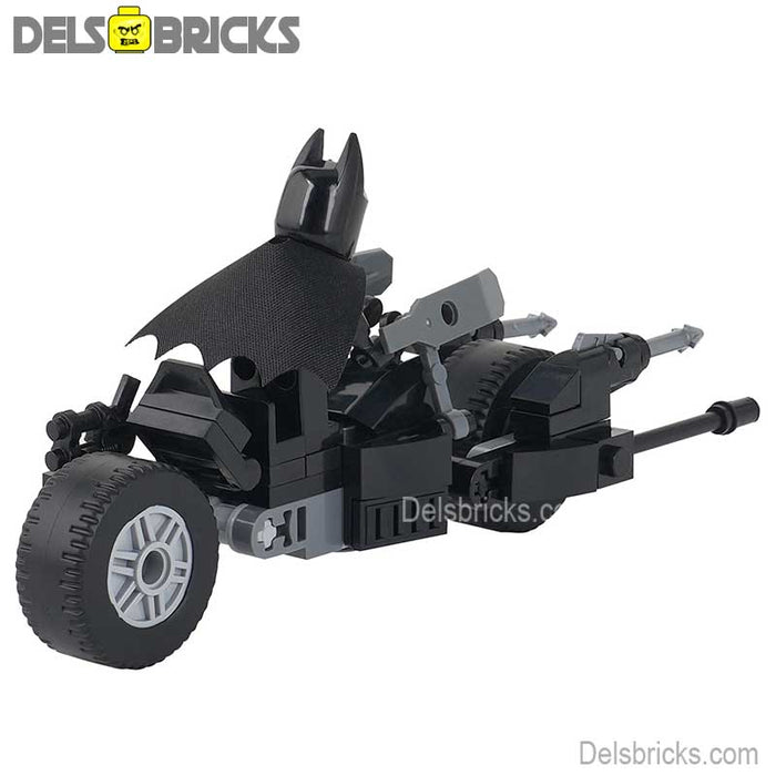 Batman & Motorcycle Batcycle Lego Minifigures Custom Toys - Just $22.99! Shop now at Retro Gaming of Denver