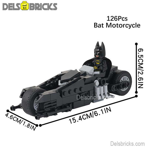 Batman & Batcycle Motorcycle Lego Minifigures Custom Toys - Just $22.99! Shop now at Retro Gaming of Denver