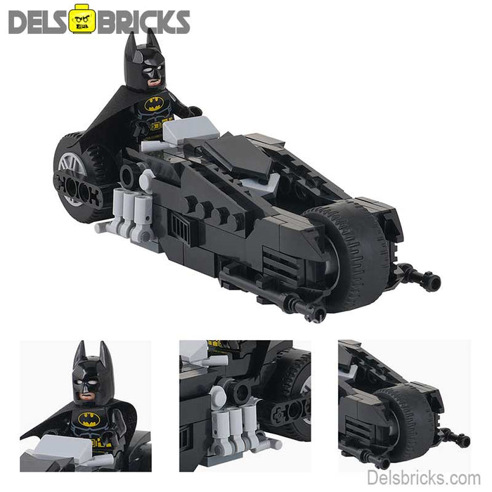 Batman & Batcycle Motorcycle Lego Minifigures Custom Toys - Just $22.99! Shop now at Retro Gaming of Denver