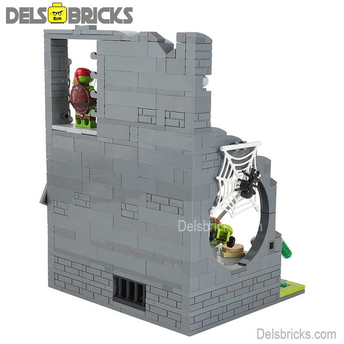 Teenage Mutant Ninja Turtles & sewer Lair Lego Minifigures Custom Toys - Just $39.99! Shop now at Retro Gaming of Denver