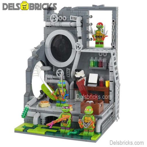 Teenage Mutant Ninja Turtles & sewer Lair Lego Minifigures Custom Toys - Just $39.99! Shop now at Retro Gaming of Denver