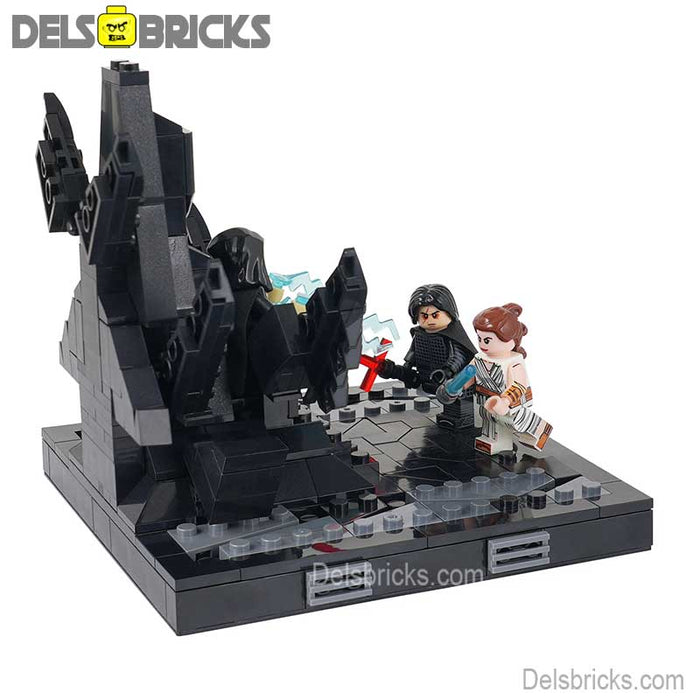 Star Wars Palpatine's Throne Rey & Kylo Ren Lego Minifigures Custom Toys - Just $39.99! Shop now at Retro Gaming of Denver