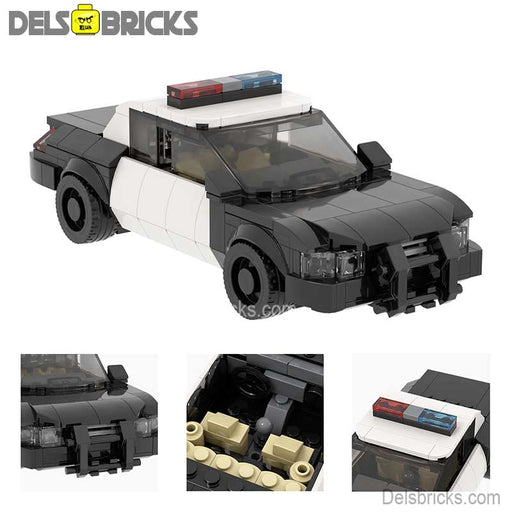 Police Squad Car 293 piece Lego Minifigures Custom Toys - Just $24.99! Shop now at Retro Gaming of Denver