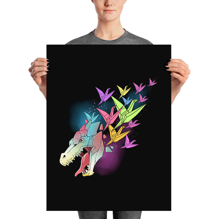 DND Wall Art - Paper Dragons - DND - Gift For Dnd - D20 Gift Picture- Game Master - Adventure - RPG Poster - Geek Gift - Just $16! Shop now at Retro Gaming of Denver