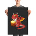 DND Wall Art - Baby Dragon Fire - DND - Gift For Dnd - D20 Gift Picture- Game Master - Adventure - RPG Poster - Geek Gift - Just $16! Shop now at Retro Gaming of Denver