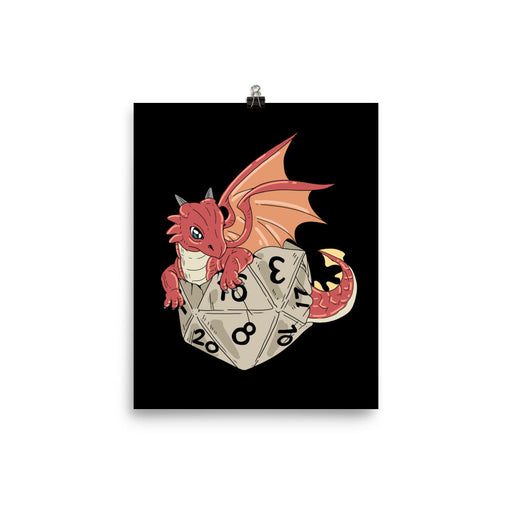 DND Wall Art - Dragon Hatching - DND - Gift For Dnd - D20 Gift Picture- Game Master - Adventure - RPG Poster - Geek Gift - Premium Wall Art - Just $16! Shop now at Retro Gaming of Denver