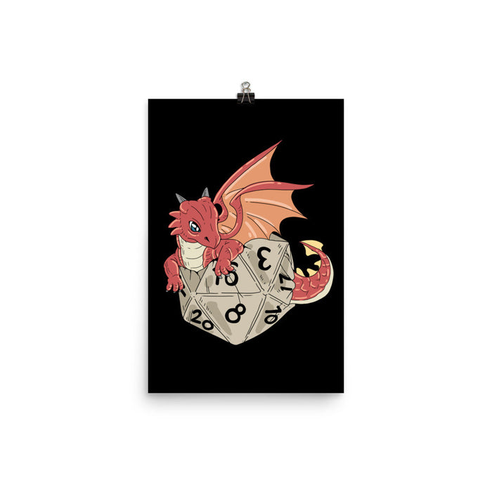 DND Wall Art - Dragon Hatching - DND - Gift For Dnd - D20 Gift Picture- Game Master - Adventure - RPG Poster - Geek Gift - Just $16! Shop now at Retro Gaming of Denver