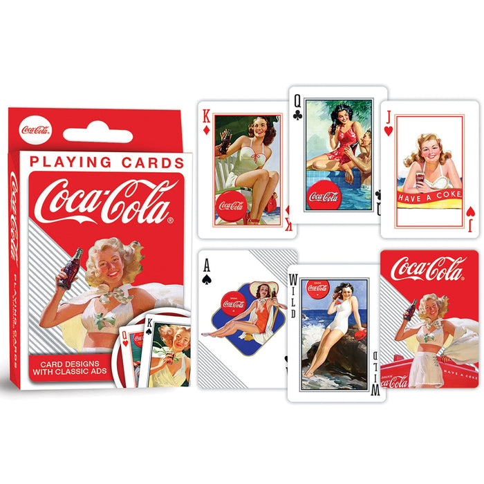 Coca-Cola Classic Ads Playing Cards - 54 Card Deck - Just $6.99! Shop now at Retro Gaming of Denver