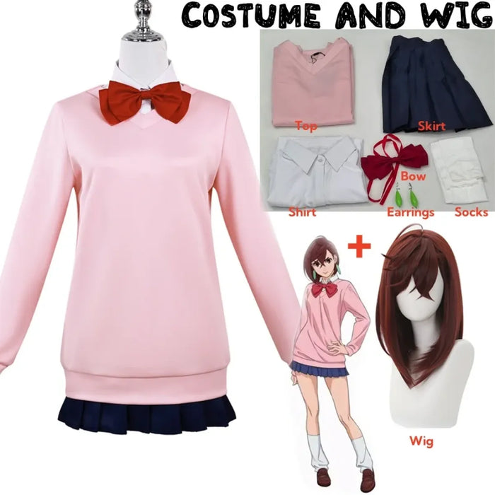 Momo Ayase Cosplay Costume – Dandadan School Uniform Set with Accessories - for just $40.95! 