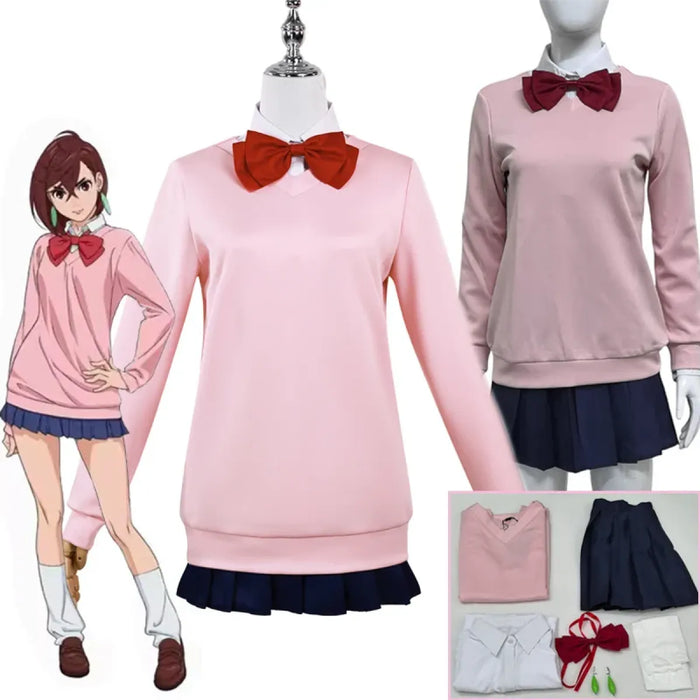Momo Ayase Cosplay Costume – Dandadan School Uniform Set with Accessories - for just $40.95! 