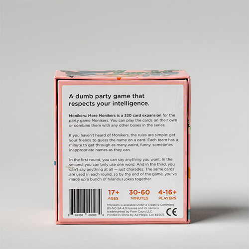 Monikers: More Monikers Expansion - for just $24.99! 
