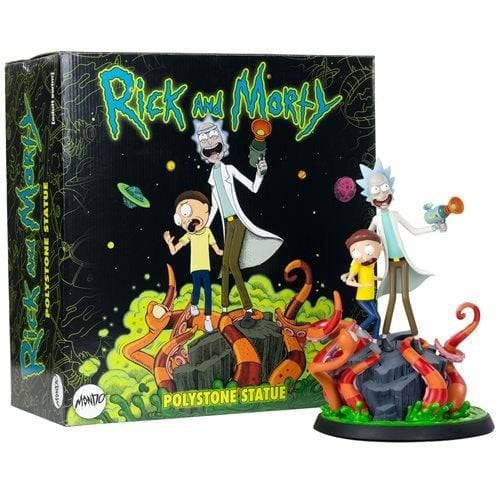 Mondo Rick and Morty 12-Inch Polystone Statue - Just $237.83! Shop now at Retro Gaming of Denver