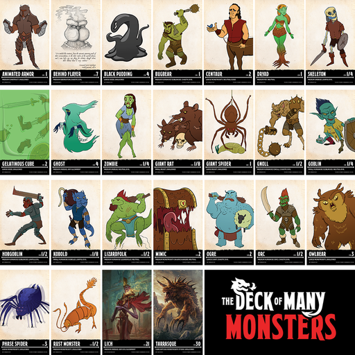 The Deck of Many: Monsters 1 - for just $15.99! 