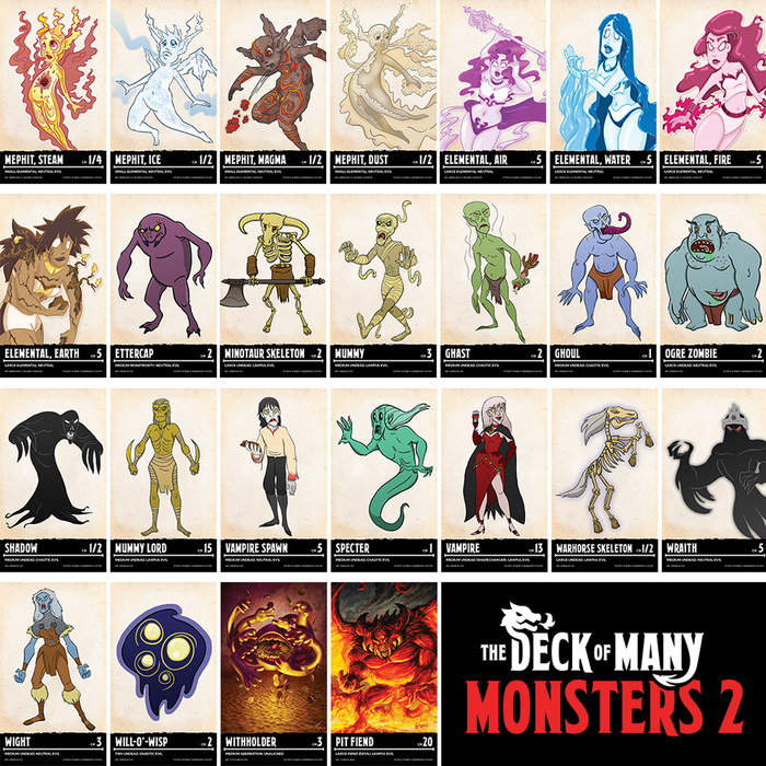 The Deck of Many: Monsters 2 - for just $15.99! 