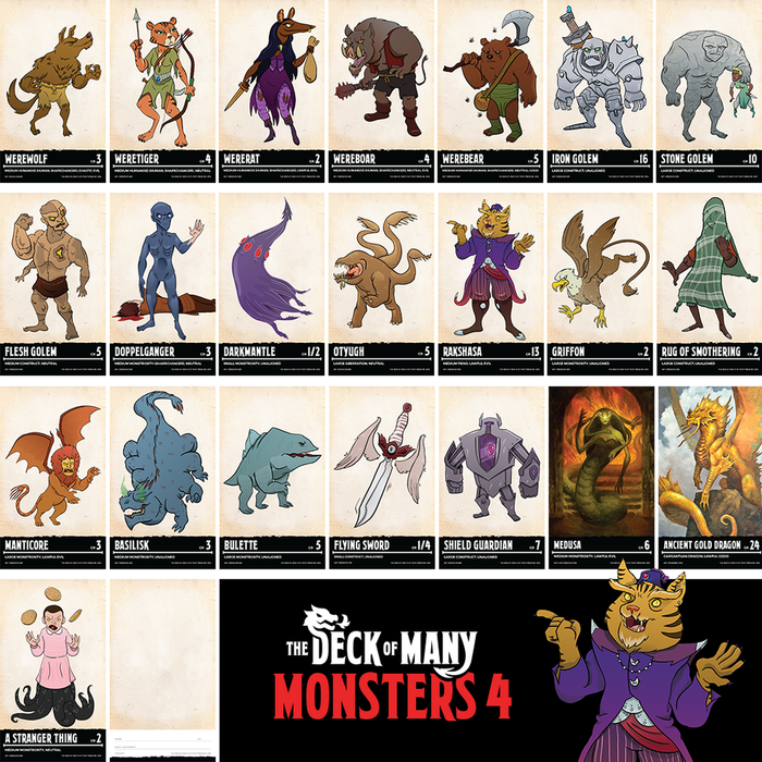The Deck of Many: Monsters 4 - for just $15.99! 