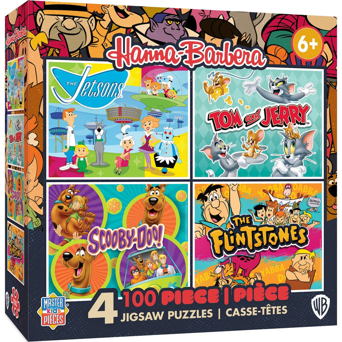 Hanna-Barbera 100 Piece Jigsaw Puzzles 4-Pack - for just $14.99! 