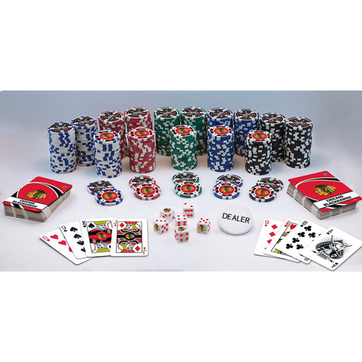 Chicago Blackhawks 300 Piece Poker Set - Just $124.99! Shop now at Retro Gaming of Denver