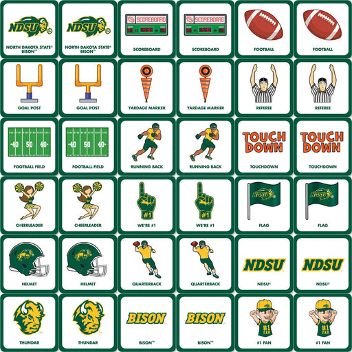 North Dakota State Bison Matching Game - Just $7.79! Shop now at Retro Gaming of Denver