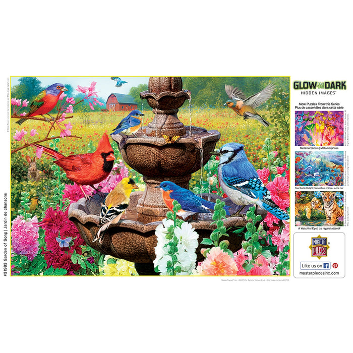 Hidden Images - Garden of Song 500 Piece Jigsaw Puzzle - Just $14.99! Shop now at Retro Gaming of Denver