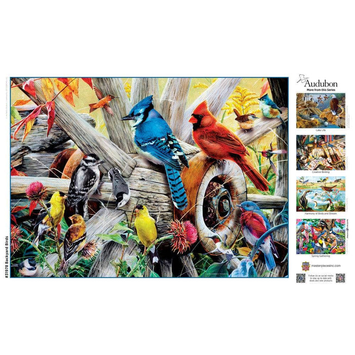 Audubon - Backyard Birds 1000 Piece Jigsaw Puzzle - for just $16.99! 