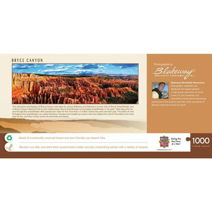 Bryce Canyon, Utah 1000 Piece Panoramic Jigsaw Puzzle - for just $19.99! 
