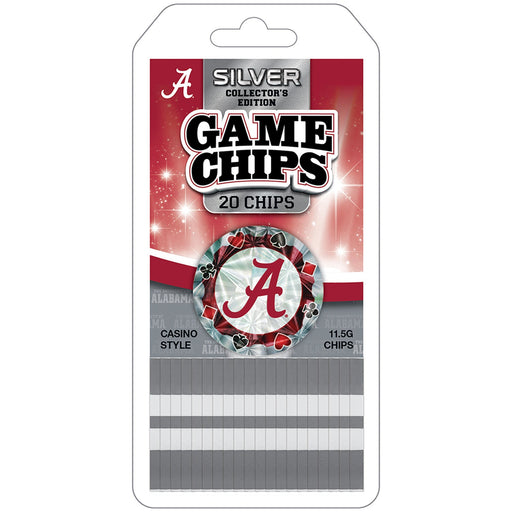 Alabama Crimson Tide 20 Piece Poker Chips - Just $5.99! Shop now at Retro Gaming of Denver