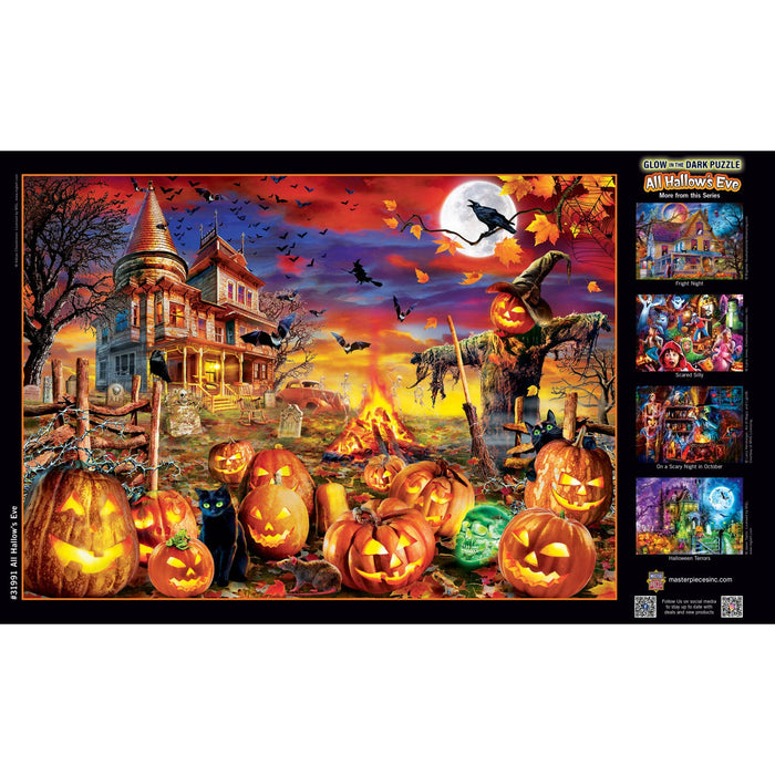 Glow in the Dark - All Hallow's Eve 500 Piece Jigsaw Puzzle - Just $14.99! Shop now at Retro Gaming of Denver