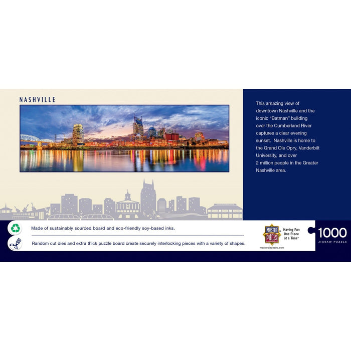 Nashville, Tennessee 1000 Piece Panoramic Jigsaw Puzzle - for just $19.99! 