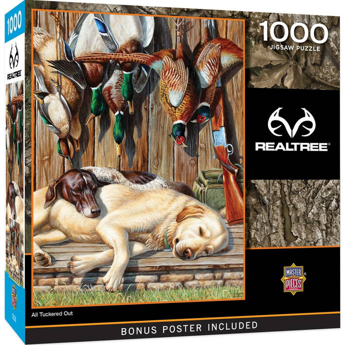 Realtree - All Tuckered Out 1000 Piece Jigsaw Puzzle - for just $16.99! 