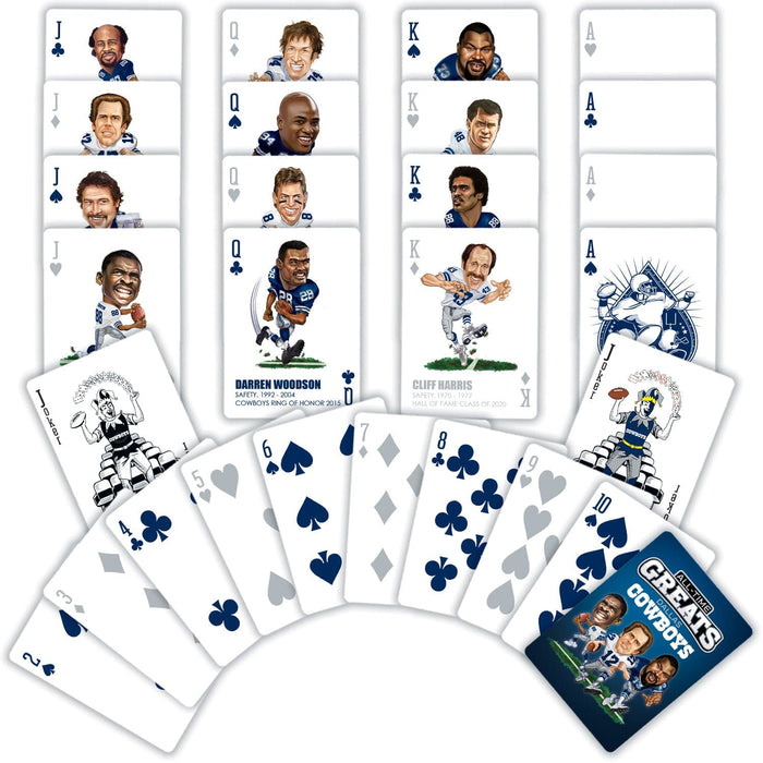 Dallas Cowboys All-Time Greats Playing Cards - 54 Card Deck - for just $9.99! 