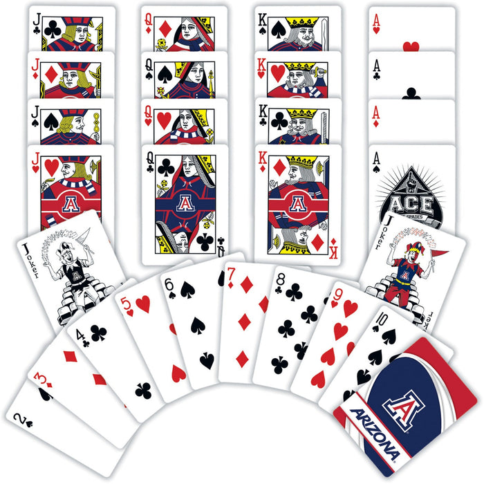 Arizona Wildcats Playing Cards - 54 Card Deck - Just $6.99! Shop now at Retro Gaming of Denver