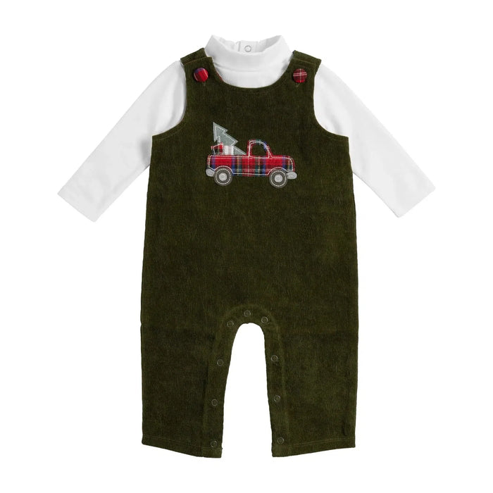 Christmas Truck Overall Set - Just $39.99! Shop now at Retro Gaming of Denver