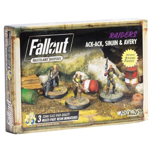 Fallout: Wasteland Warfare - Raiders - Ack-Ack, Sinjin & Avery - for just $33.99! 