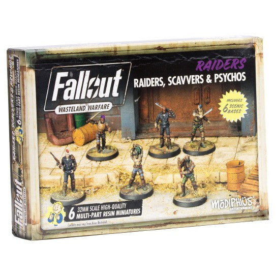 Fallout: Wasteland Warfare - Raiders - Raiders, Scavvers & Psychos - for just $44.99! 