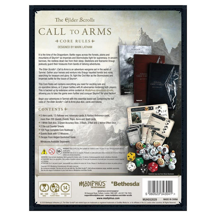 The Elder Scrolls: Call to Arms - Core Rules Box Set - for just $45! 