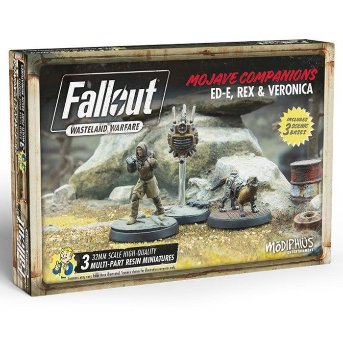Fallout: Wasteland Warfare - Mojave Companions - Ed-E, Rex & Veronica - for just $26! 