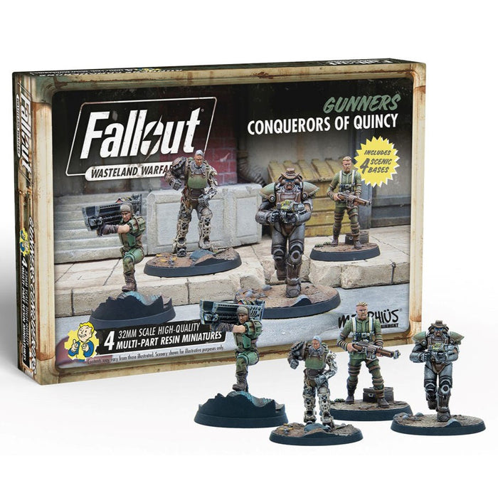Fallout: Wasteland Warfare - Gunners - Conquerors Quincy - for just $41! 