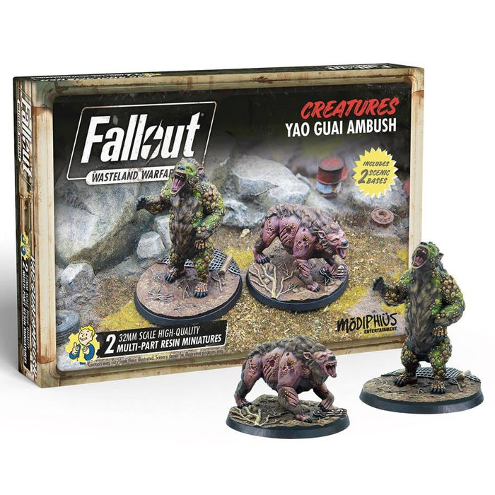 Fallout: Wasteland Warfare - Creatures - Yao Guai Ambush - for just $36! 