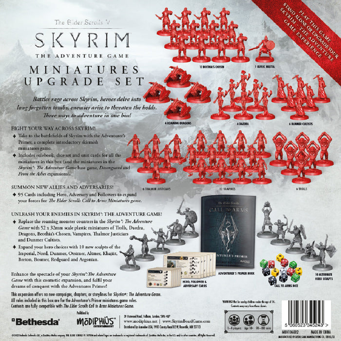 The Elder Scrolls: Skyrim - Adventure Board Game Miniatures Upgrade Set - for just $109.99! 