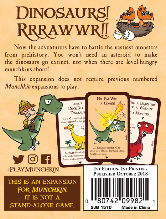 Munchkin 9: Jurassic Snark - for just $19.95! 