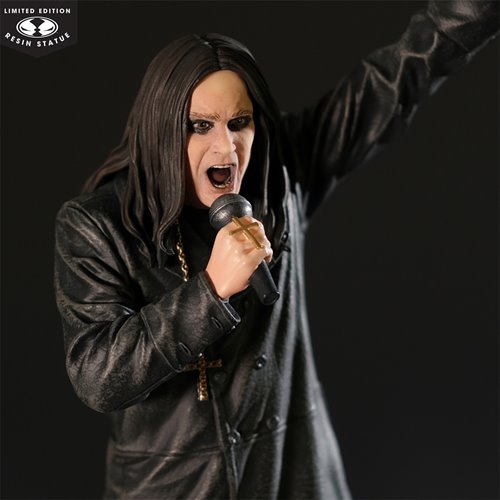 Music Maniacs Ozzy Osbourne 1:10 Scale Resin Statue - for just $179.99! 