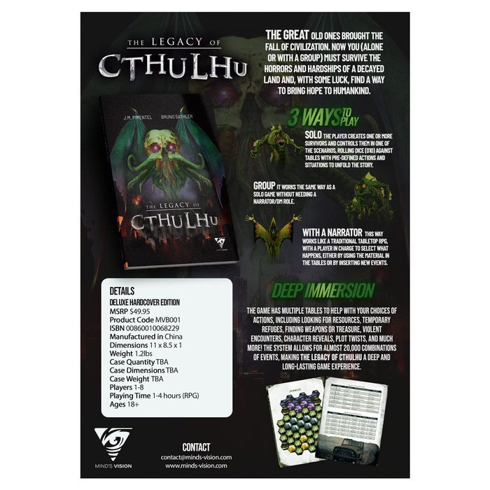 The Legacy of Cthulhu (Hardcover) - for just $49.95! 